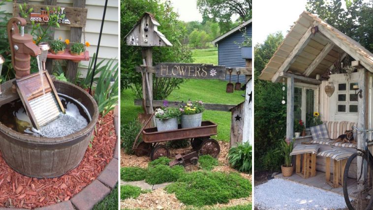 Simple And Rustic DIY Ideas For Your Backyard And Garden