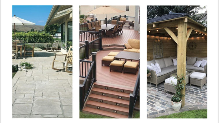 Patio layout Design Ideas